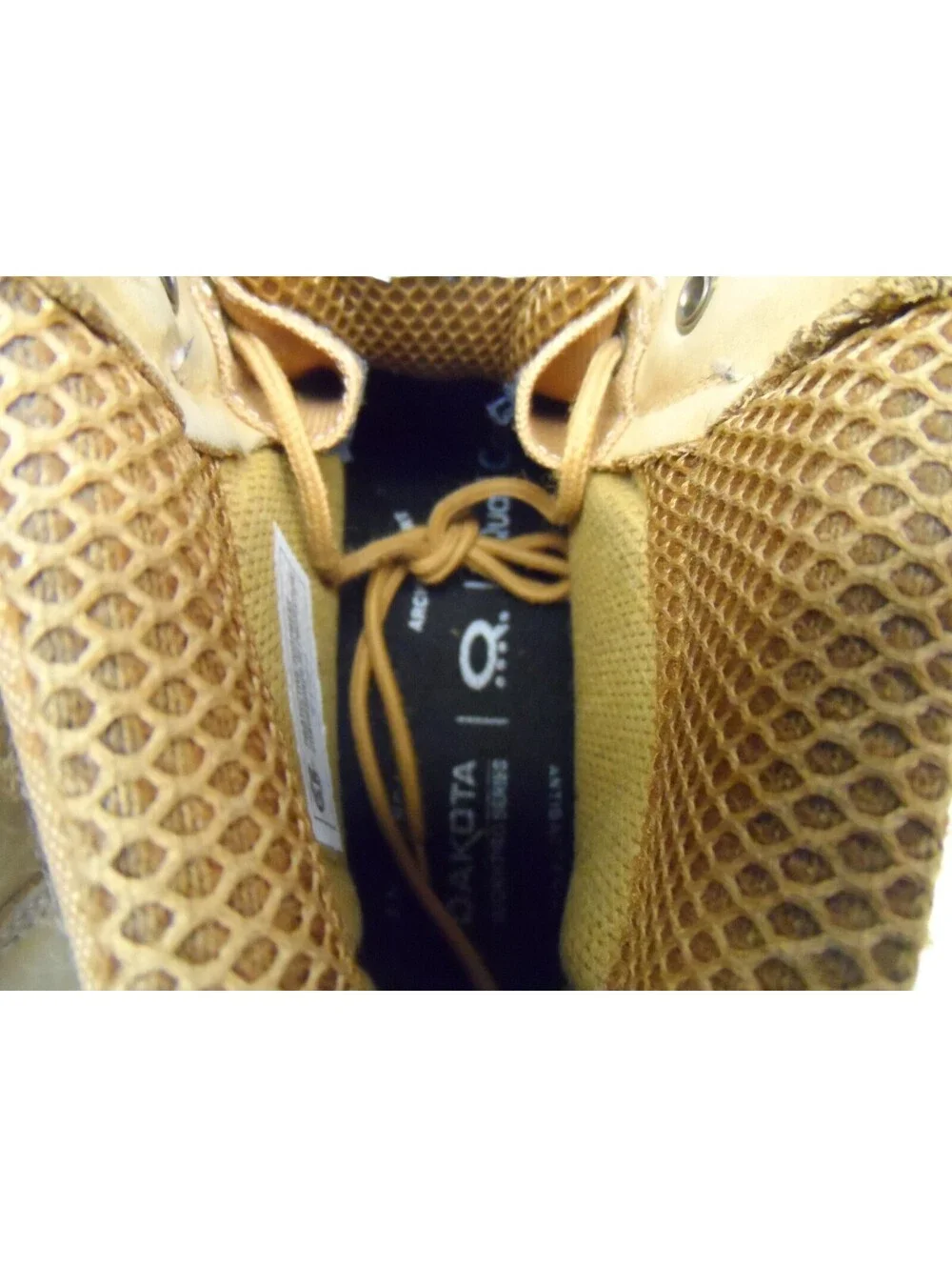 Dakota Men's 6'' 6518 Steel Toe Steel Plate Safety Work Boots Tan Size 12M